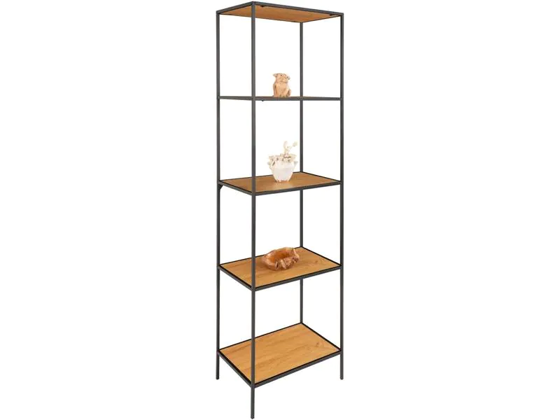 House Nordic Regal Vita 170 x 51 cm, Nature/Schwarz