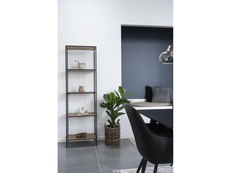 House Nordic Regal Vita 170 x 51 cm, Nature/Schwarz