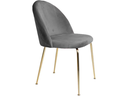 House Nordic Stuhl Geneve 2 Stück, 78 x 52 cm, Gold/Grau
