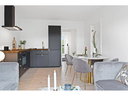 House Nordic Stuhl Geneve 2 Stück, 78 x 52 cm, Gold/Grau