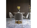 House Nordic Stuhl Geneve 2 Stück, 78 x 52 cm, Gold/Grau