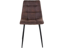 House Nordic Stuhl Middelfart 2 Stück, 86 x 55 cm, Braun/Schwarz