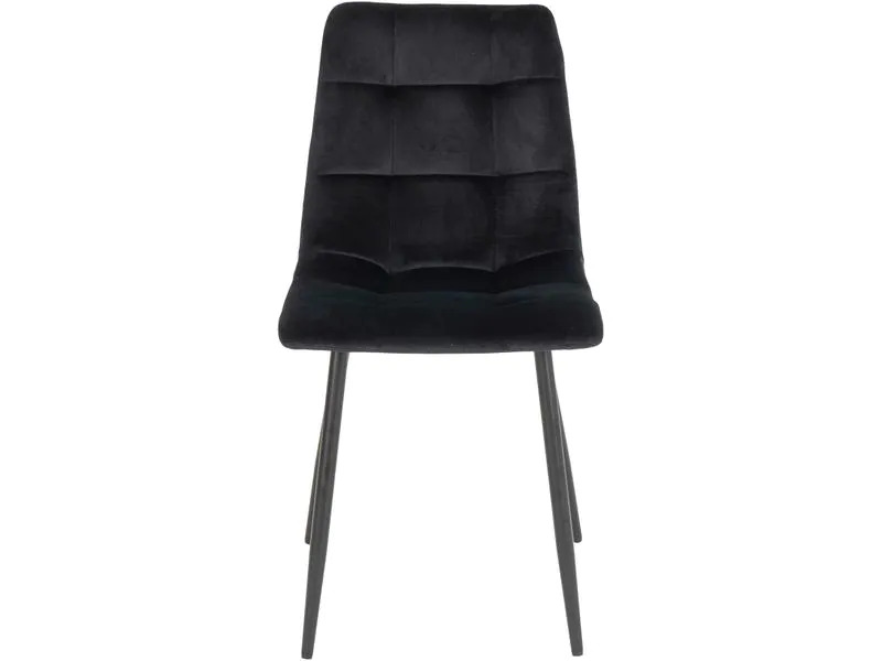 House Nordic Stuhl Middelfart 2 Stück, 86 x 55 cm, Schwarz