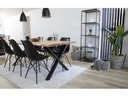 House Nordic Stuhl Oslo 2 Stück, 57 x 62 cm, Schwarz