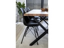 House Nordic Stuhl Oslo 2 Stück, 57 x 62 cm, Schwarz
