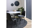 House Nordic Stuhl Stockholm 2 Stück, 80 x 55 cm, Schwarz