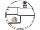 House Nordic Wandregal Genk Ø 47.5 cm, Schwarz