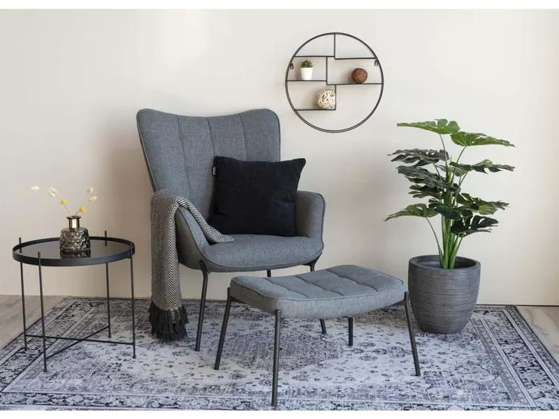 House Nordic Wandregal Genk Ø 47.5 cm, Schwarz