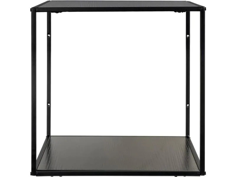 House Nordic Wandregal Vita 36 x 36 cm, Schwarz