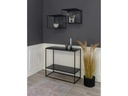 House Nordic Wandregal Vita 36 x 36 cm, Schwarz