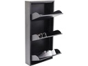 Kare Schuhschrank  Caruso Stahl, Anthrazit