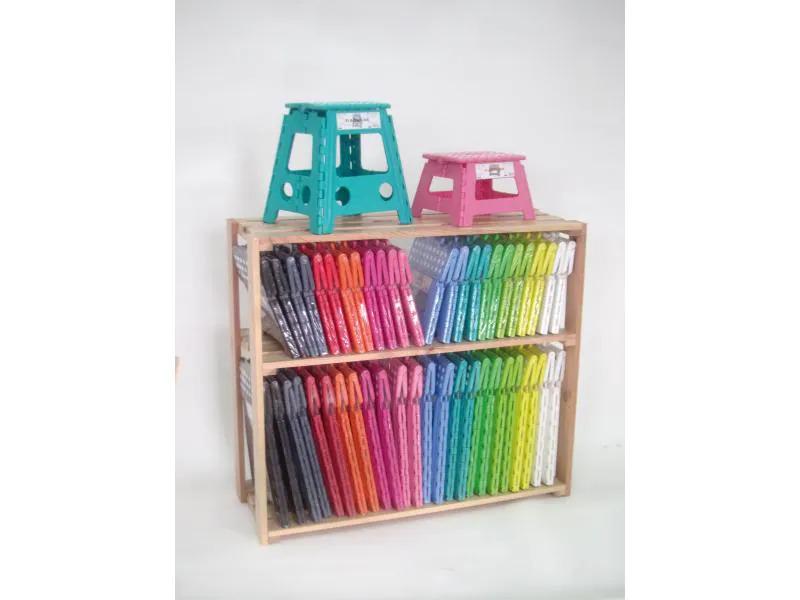 M &amp; B Klapphocker Klapp-Klick Kunststoff, Weiss