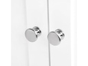 VASAGLE Badezimmerregal mit Doppeltür aus MDF, Weiss