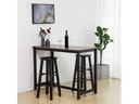 VASAGLE Bartisch in industriellem Design 120 x 60 cm