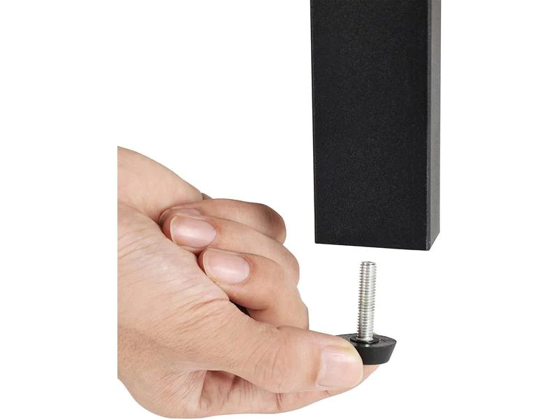 VASAGLE Eckregal  mit 4 Ebenen Holz / Metall
