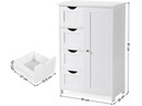 VASAGLE Regal Sideboard MDF, Weiss