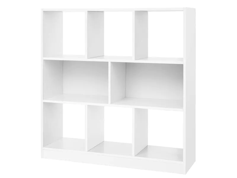 VASAGLE Regal mit 8 Fächer aus Spanplatte, Weiss