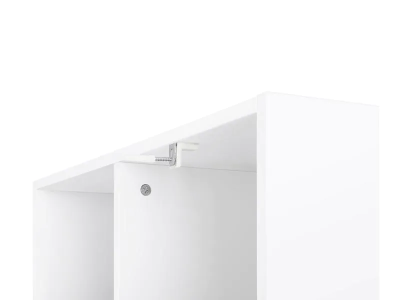 VASAGLE Regal mit 8 Fächer aus Spanplatte, Weiss