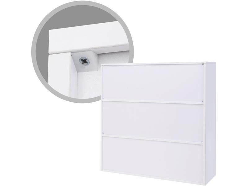 VASAGLE Regal mit 9 Fächer aus Spanplatte, Weiss