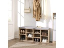 VASAGLE Schuhregal mit Polster, 104 x 48 cm, Nature