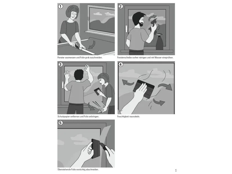 Gardinia Fensterfolie Graphic, 45 x 150 cm