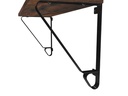 VASAGLE Wandregal 2er Set, 60 x 20 cm, Holz / Metall