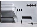 Zone Denmark Hocker Stahl, Schwarz