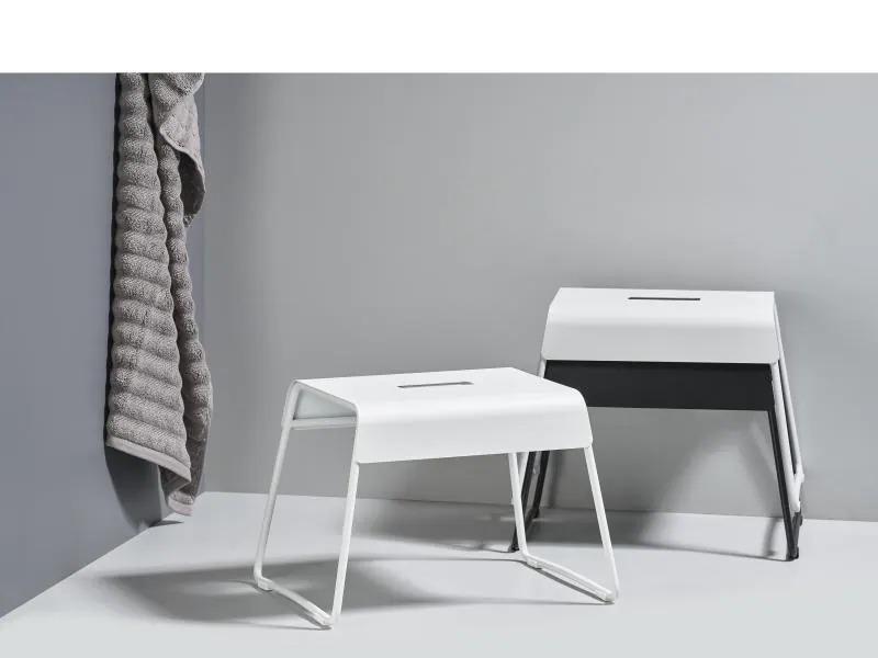 Zone Denmark Hocker Zone Stahl, Weiss
