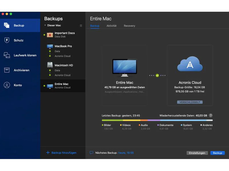 Acronis Cyber Protect Home Office Premium ESD, Subscr. 1y, 1 PC