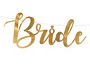 Partydeco Girlande Bride to be 80 x 19 cm, Gold