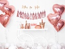 Partydeco Girlande Miss to Mrs 18 x 76 cm, Rosegold