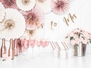 Partydeco Girlande Miss to Mrs 18 x 76 cm, Rosegold
