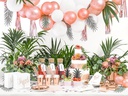 Partydeco Girlande Quasten 1.5 m, 12 Pompons, Rosa