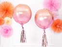 Partydeco Girlande Quasten 1.5 m, 12 Pompons, Rosa