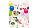 Rico Design Girlande Prinzessin 3 m, Mehrfarbig