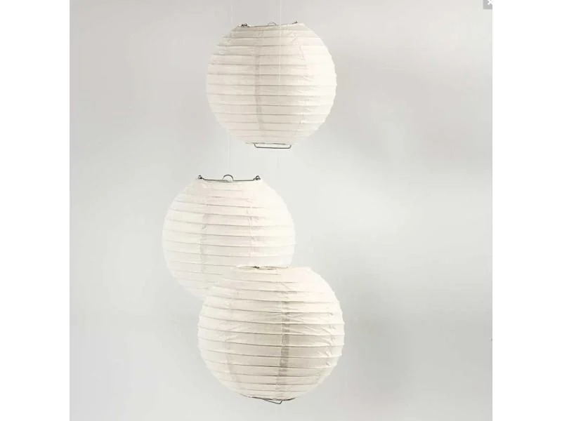 Creativ Company Lampion 20 cm Weiss, 1 Stück
