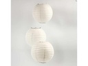 Creativ Company Lampion 20 cm Weiss, 1 Stück