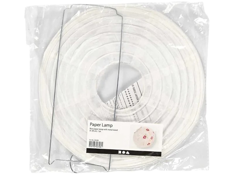 Creativ Company Lampion 20 cm Weiss, 1 Stück