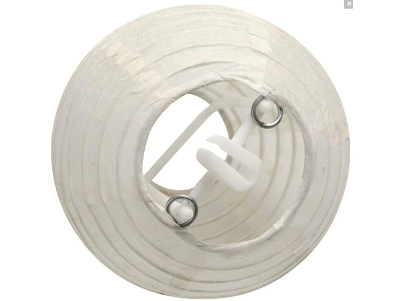 Creativ Company Lampion-Set 7.5 cm Weiss, 10 Stück