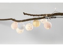 Creativ Company Lampion-Set 7.5 cm Weiss, 10 Stück
