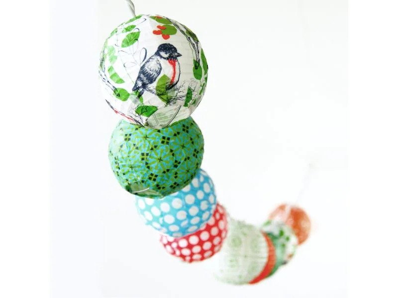 Creativ Company Lampion-Set 7.5 cm Weiss, 10 Stück