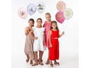 Belbal Luftballon Baby Girl Dots Rosa/Weiss, Ø 30 cm, 50 Stück