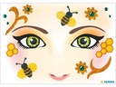 HERMA Tattoos Face Art Honey Bee, 1 Stück