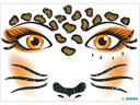 HERMA Tattoos Face Art Leopard, 1 Stück