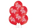 Belbal Luftballon I Love Yo Rot, Ø 60 cm, 2 Stück