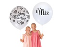 Belbal Luftballon Mrs Weiss, Ø 60 cm, 2 Stück