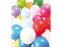 Rico Design Luftballon Happy Birthday Ø 30 cm, 12 Stück, Mehrfarbig