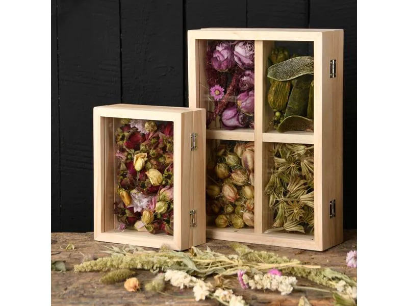 Esschert Design Bilderrahmen Doppelseitiger 15.5 x 19 cm, Braun