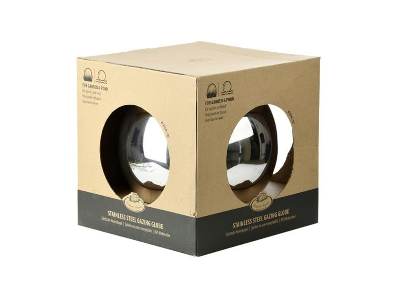 Esschert Design Kugel Edelstahl, gross