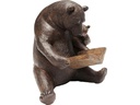 Kare Dekofigur Reading Bears Braun